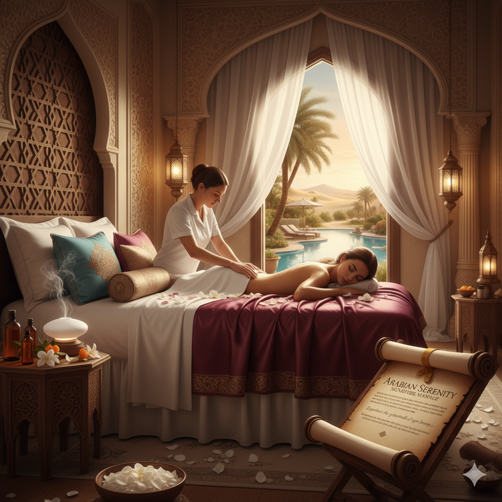 Arabian Serenity Signature Massage at home Dubai